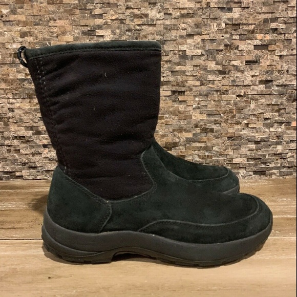 fleece lined suede boots